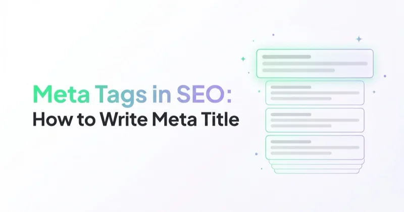 Meta Tags in SEO: How to Write Meta Title and Meta Description