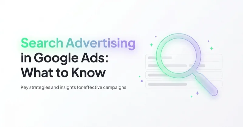 Search Advertising in Google Ads: What to Know