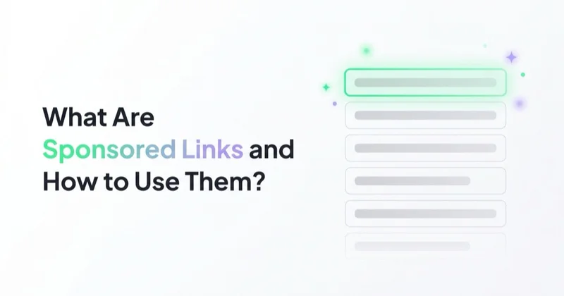 What Are Sponsored Links and How to Use Them?