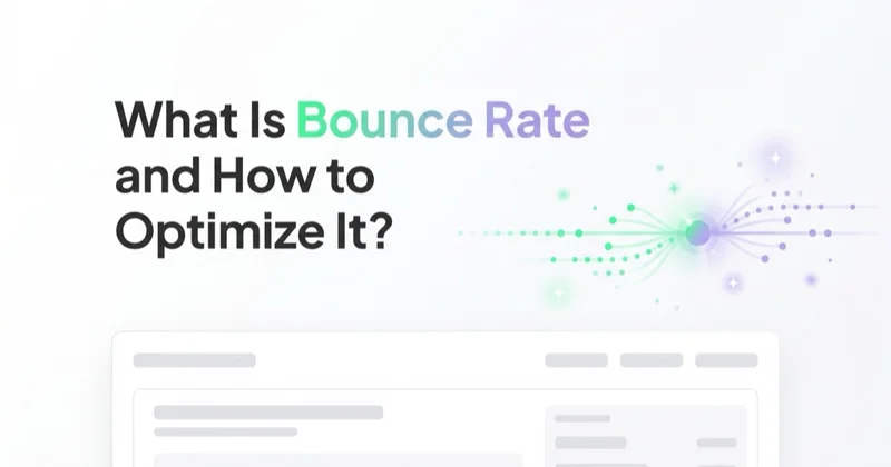 What Is Bounce Rate and How to Optimize It?