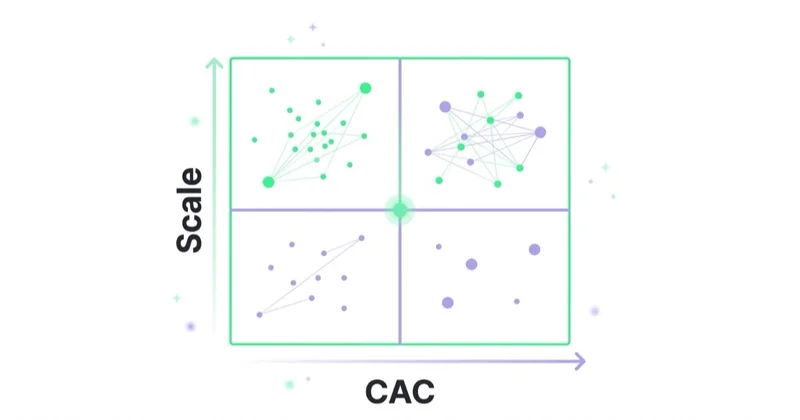 Acquisition decision matrix: CAC vs scale