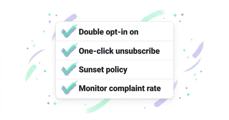 Diagram illustrating implementation checklist.