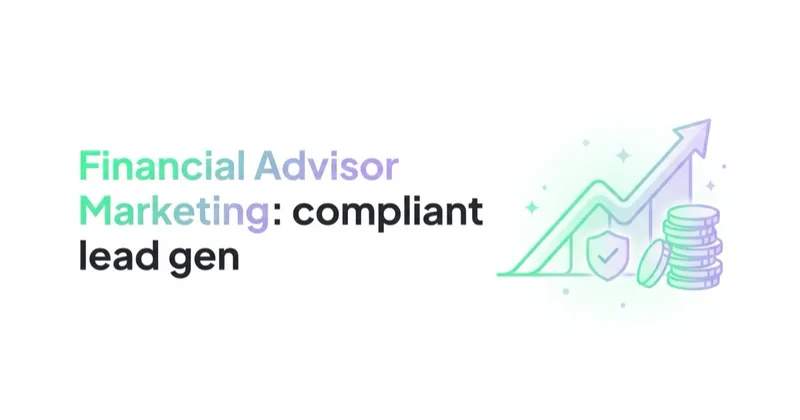 Financial Advisor Marketing: Compliant Lead Gen on Google and Meta