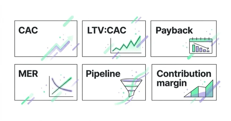 The six executive marketing numbers a CEO should track on one dashboard.
