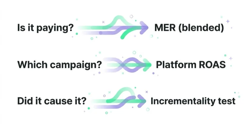 Diagram: match the measurement view to the question.