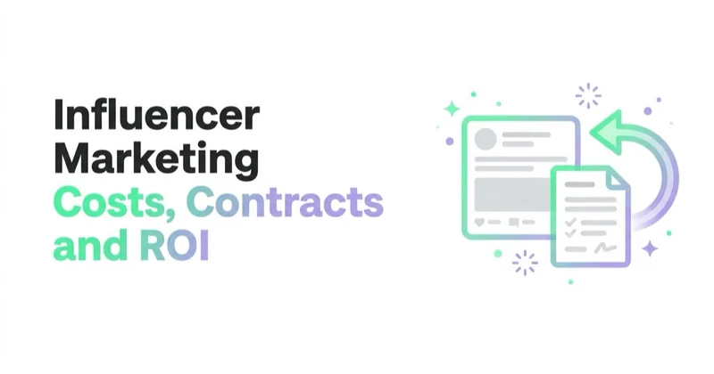 Influencer Marketing Costs, Contracts and ROI