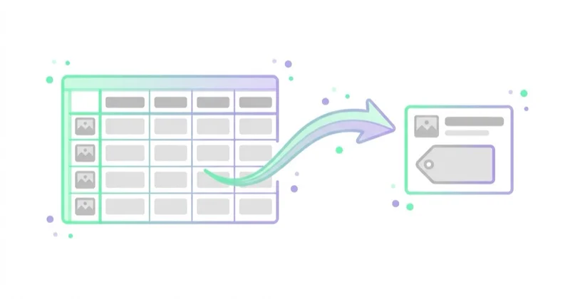 Diagram illustrating product feed: the real foundation.