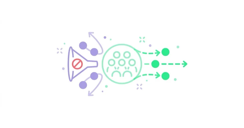 Diagram illustrating exclusions are part of remarketing strategy.
