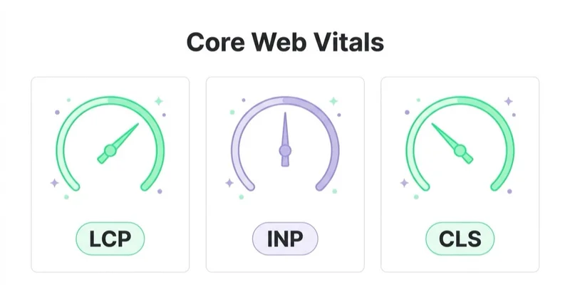 Diagram illustrating step 6: audit core web vitals and performance.