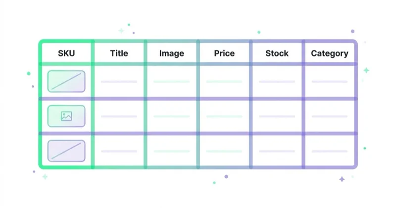 Diagram illustrating step 4: prepare product data.