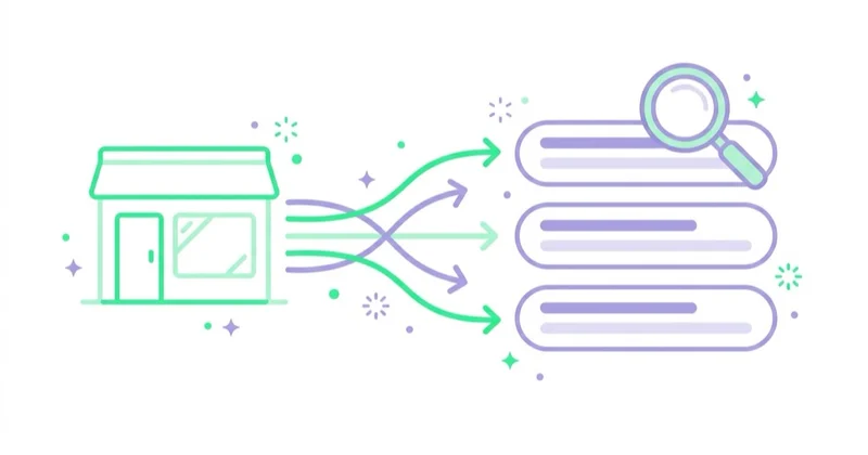 Diagram illustrating magento and seo.