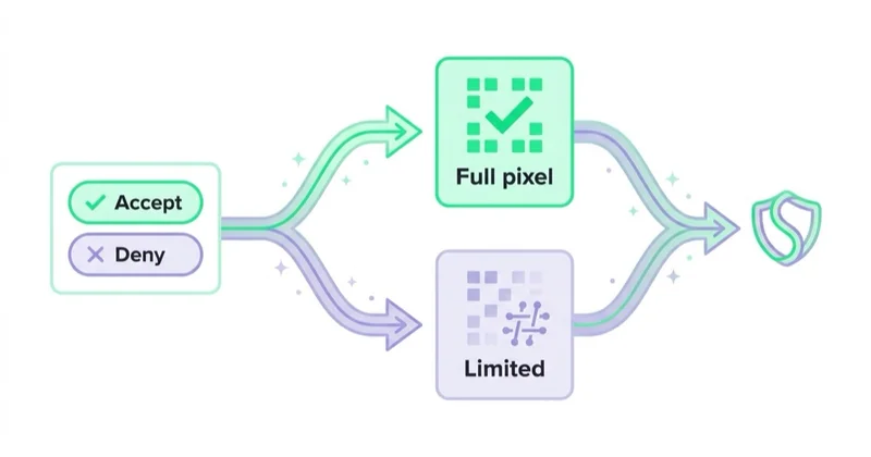Diagram illustrating consent, privacy and data quality.