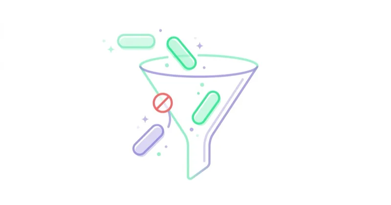 Diagram illustrating negative keywords.