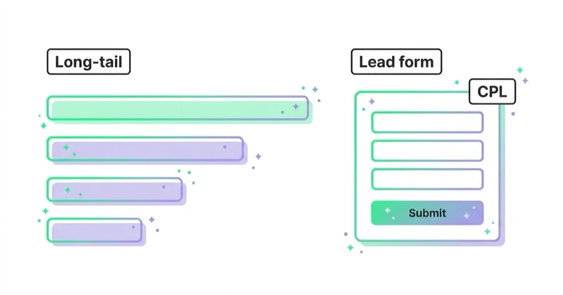 Diagram illustrating sponsored links for b2b and services.