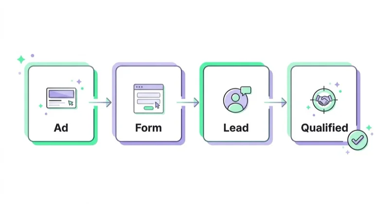 Diagram illustrating lead generation sales campaigns.