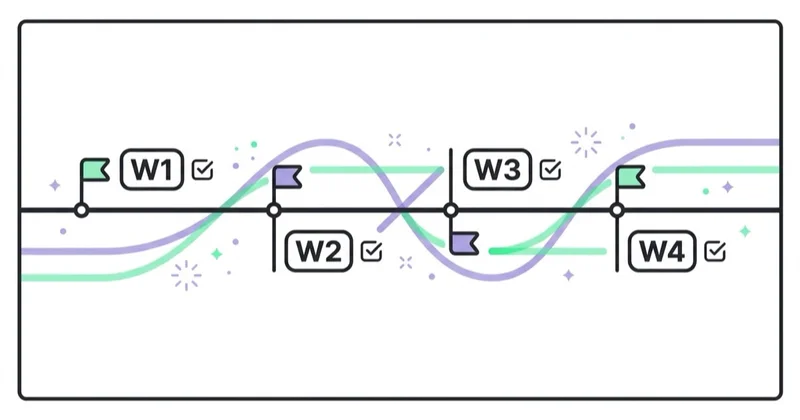 Diagram illustrating 30-day seo audit action plan.