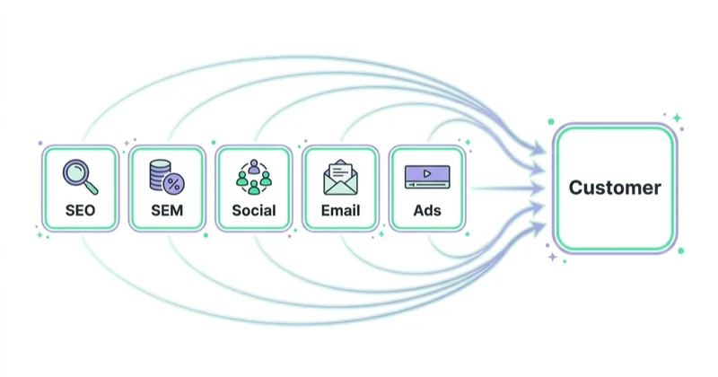 Diagram illustrating why internet marketing is important.