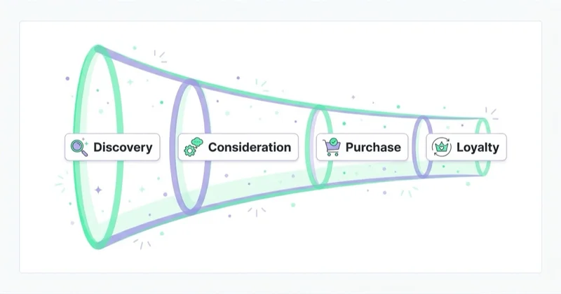 Diagram illustrating internet marketing in ecommerce.