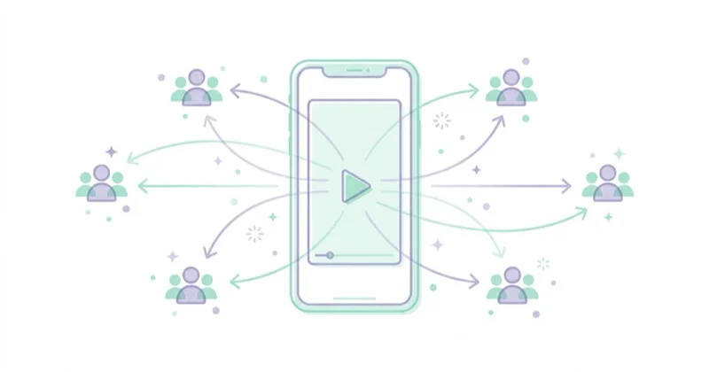 Diagram illustrating how instagram reels reach people.