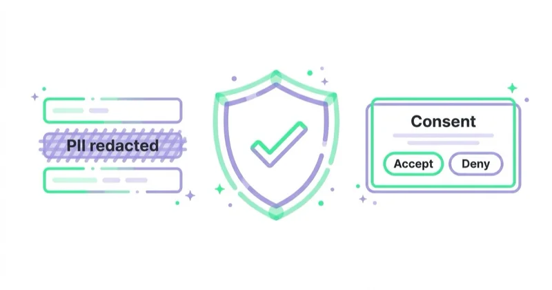 Diagram illustrating privacy, consent and data suppression.