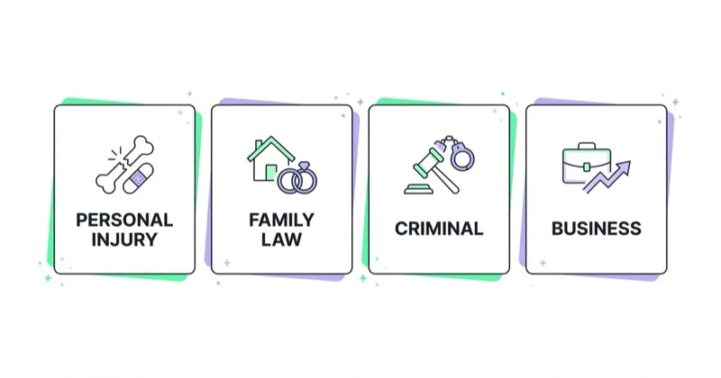 Different practice areas — personal injury, family law, criminal and business — need different media economics.