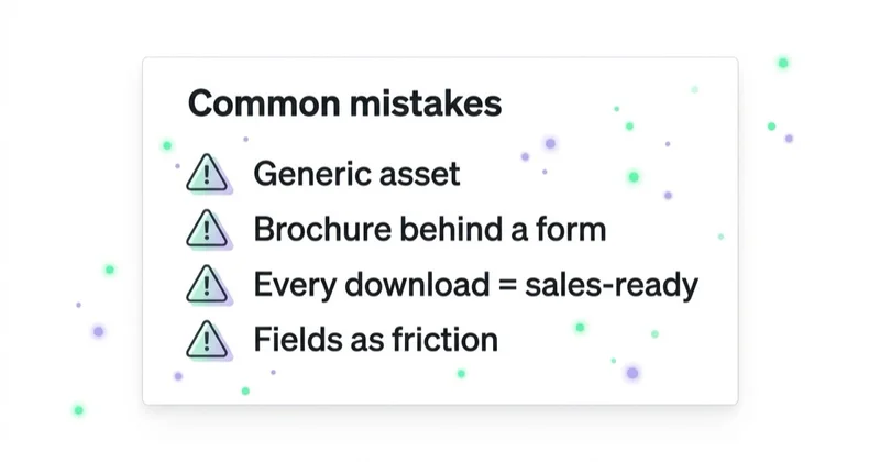 Diagram illustrating common mistakes.