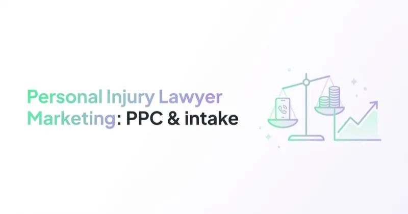 Personal Injury Lawyer Marketing: PPC, Intake and Signed Cases