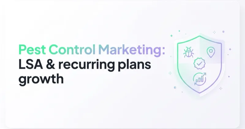 Pest Control Marketing: Google Ads, LSA and Recurring Plans