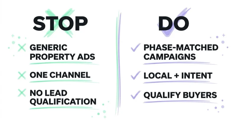 Diagram: developer marketing do's and don'ts.