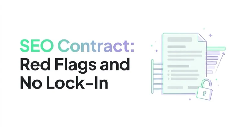 SEO Contract: What to Look For, the Red Flags, and Why 'No Lock-In' Matters