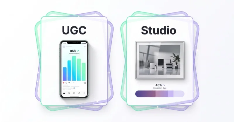 Authentic UGC outperforms polished studio creative on engagement in beauty advertising.