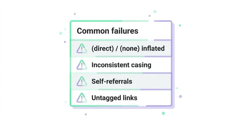 Diagram: common source/medium failure modes.