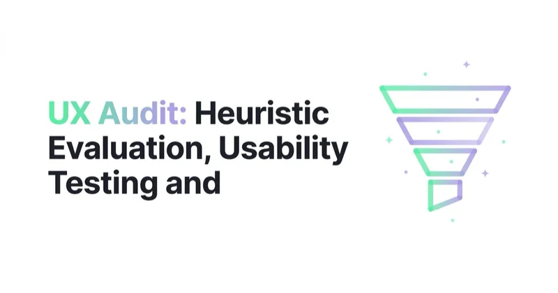 UX Audit: Heuristic Evaluation, Usability Testing and Behaviour Data