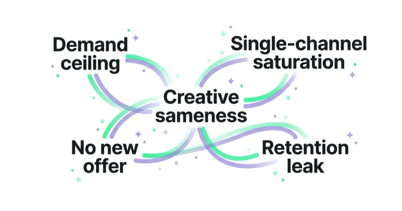 Diagram: common causes of a growth plateau.