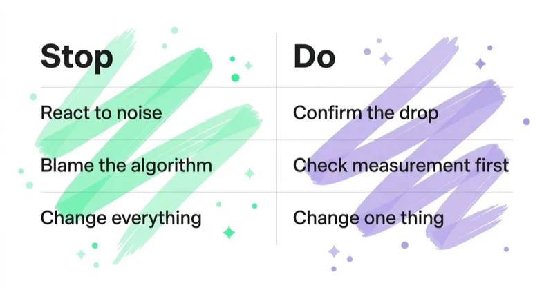 Diagram: Meta-drop do's and don'ts.