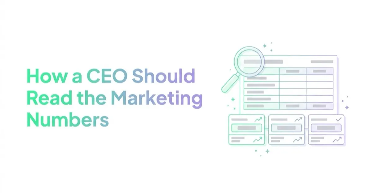 How a CEO Should Read the Marketing Numbers: A P&L View of Growth
